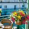 20 Bundles Artificial Flowers for Outdoors, UV Resistant Fake Plants, Faux Plastic Flowers for Home, Window Box, Porch, Indoor, Cemetery, Fall, Summer Decor